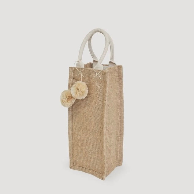 Jute Burlap Wine Bag