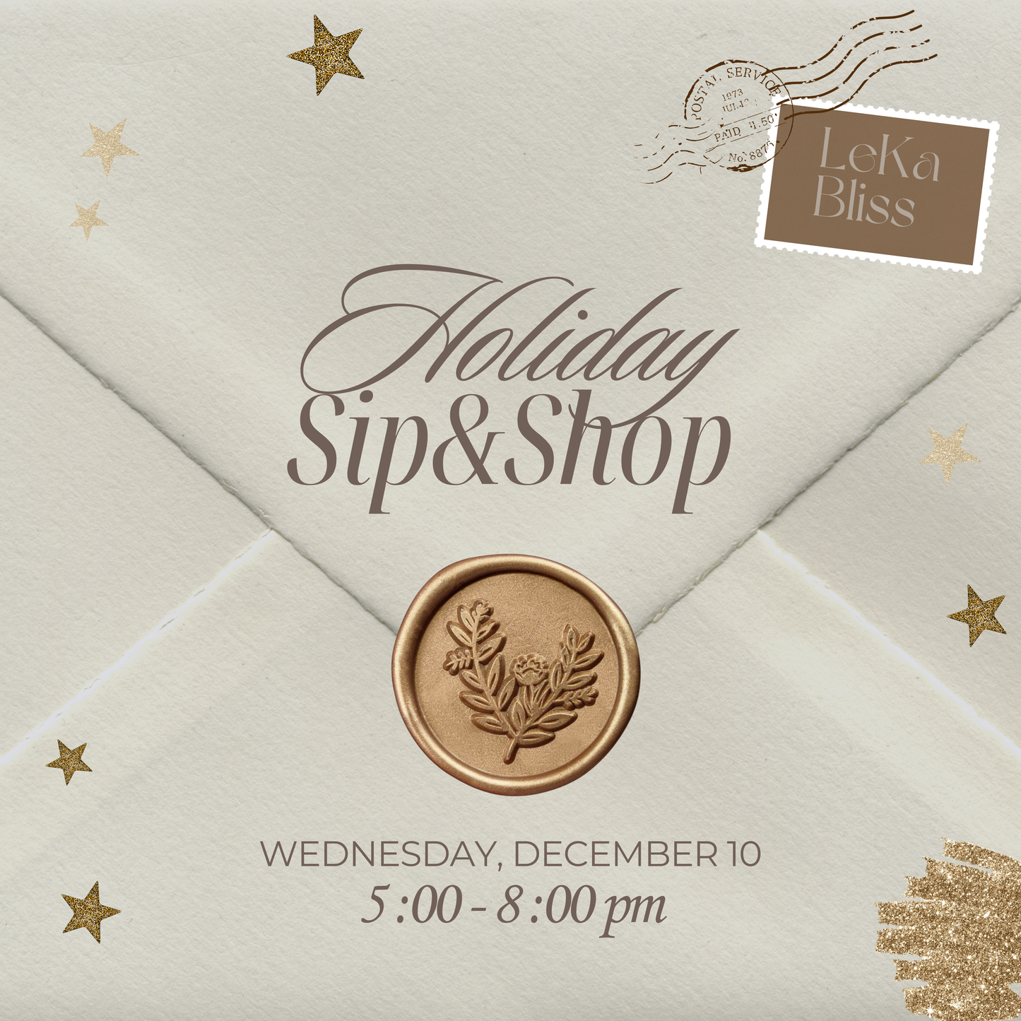 Holiday Sip & Shop