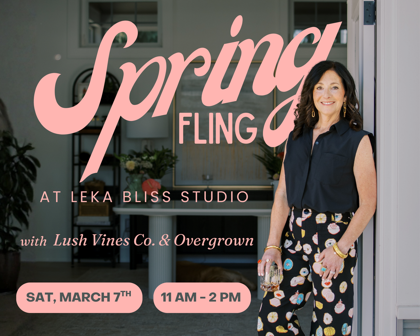 Spring Fling | Lush Plants + Bling